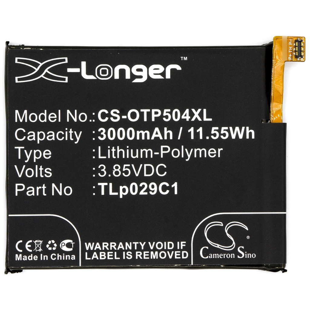 Mobile Phone Battery Alcatel 5049W (CS-OTP504XL)