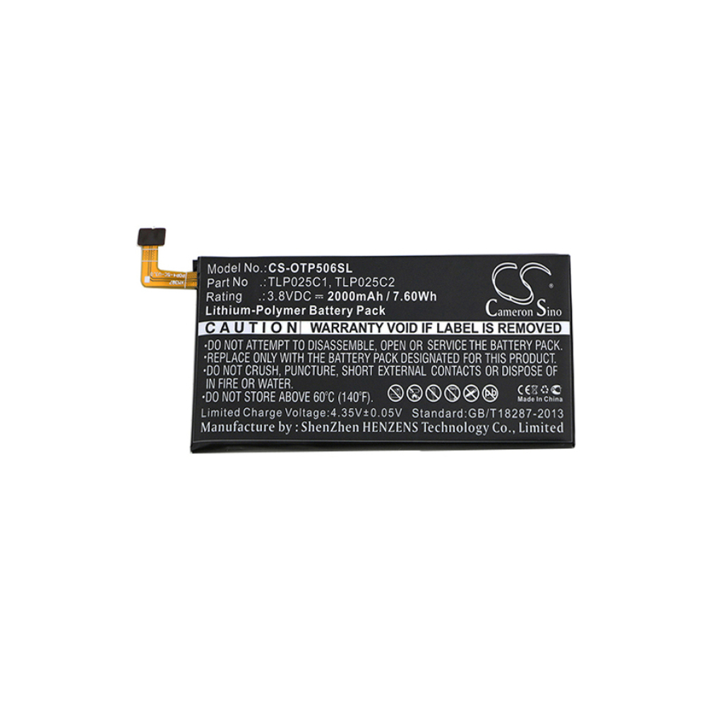 Mobile Phone Battery Alcatel CS-OTP506SL