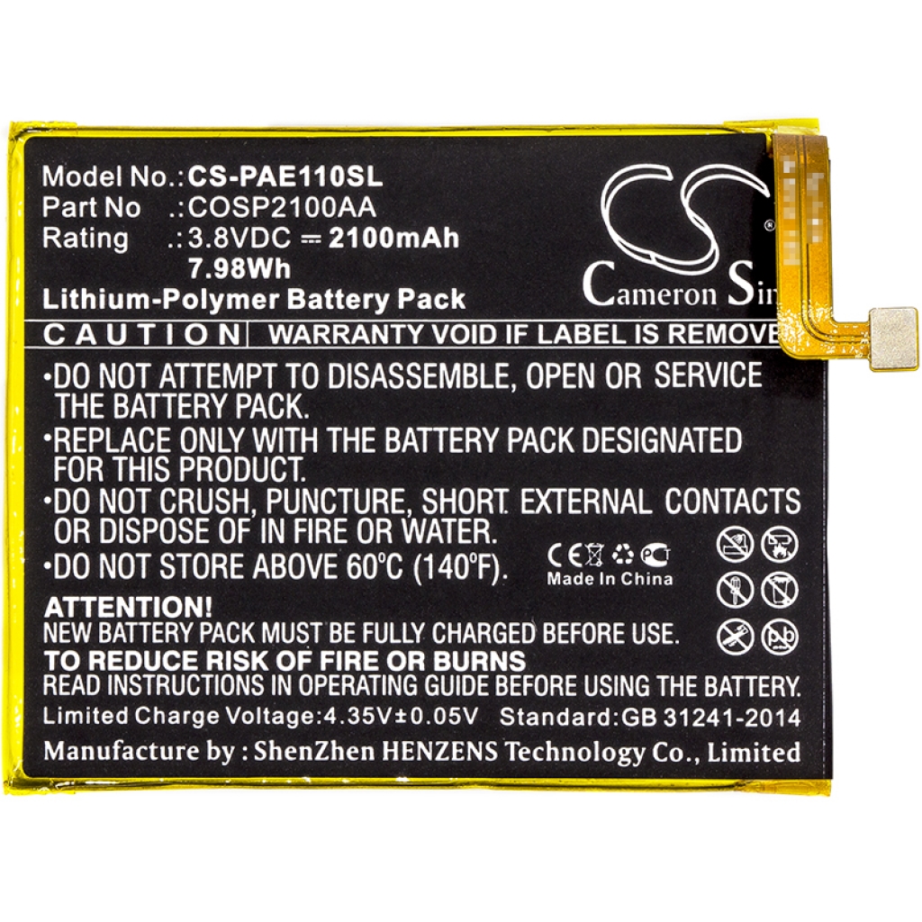 Mobile Phone Battery Panasonic CS-PAE110SL