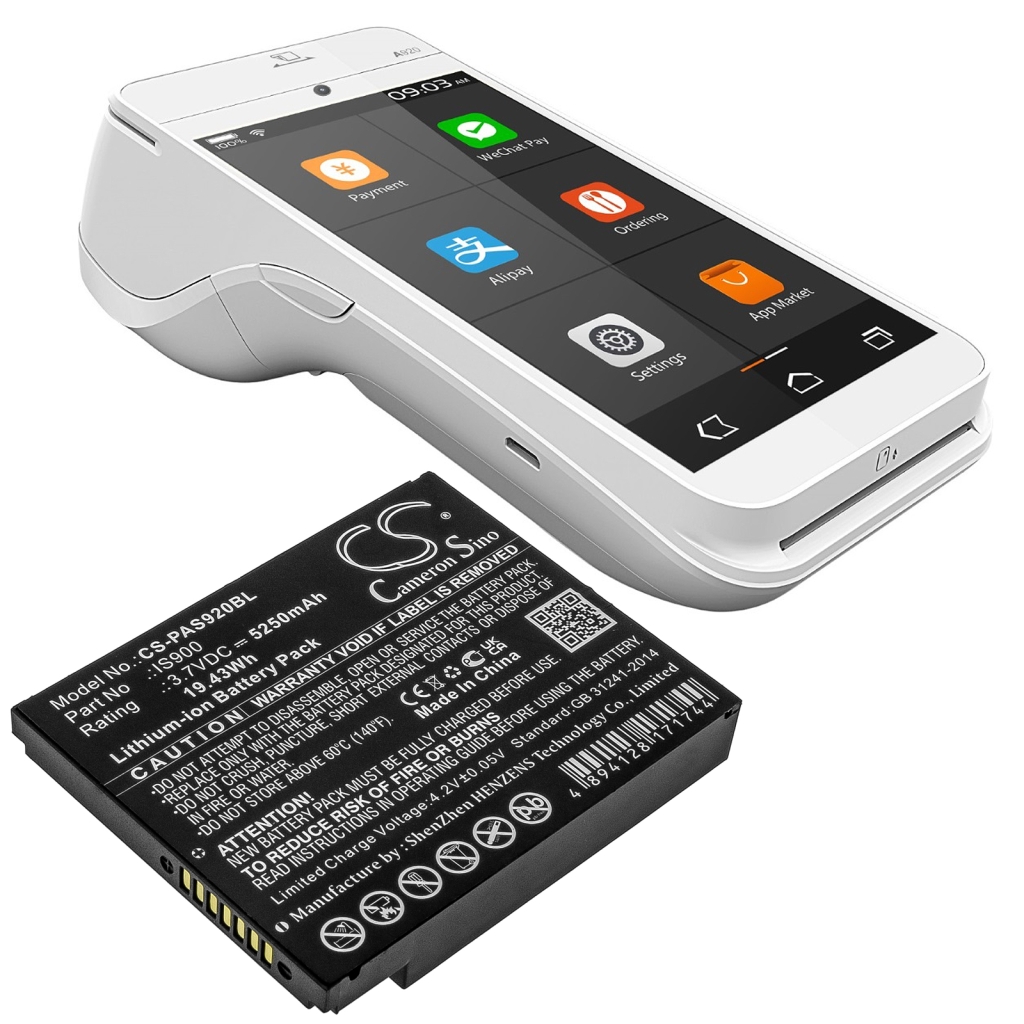 Payment Terminal Battery Pax A920C (CS-PAS920BL)