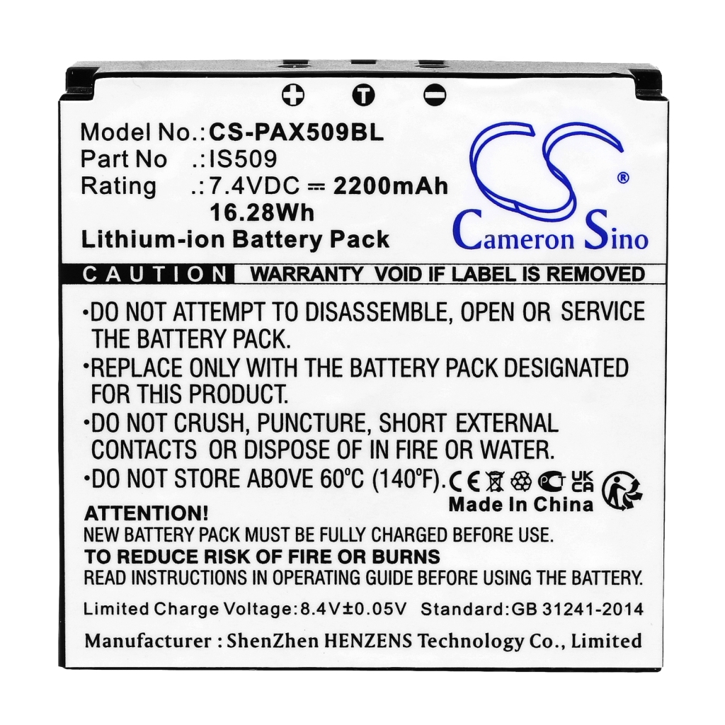 Payment Terminal Battery Pax CS-PAX509BL