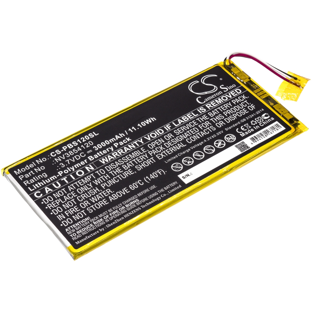 Tablet Battery Ematic CS-PBS120SL
