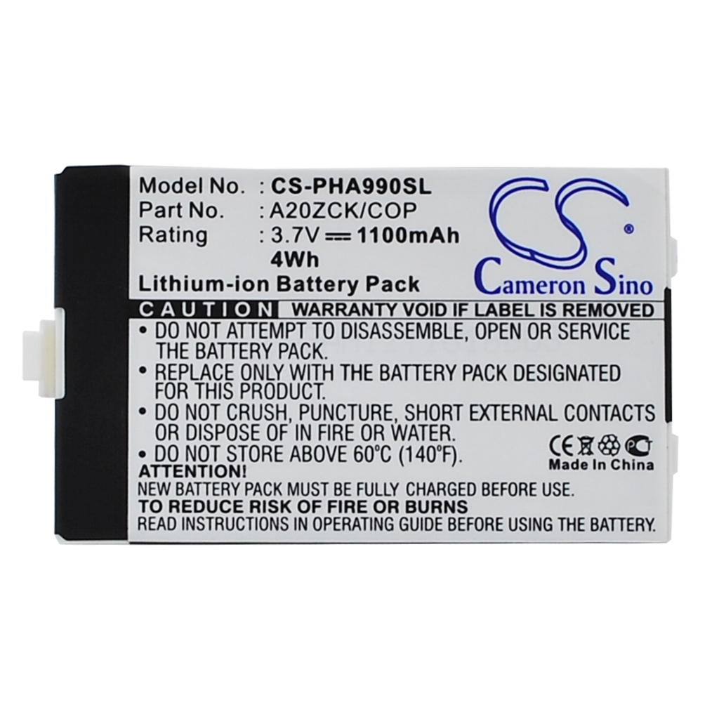 Mobile Phone Battery Philips Xenium 9A9A (CS-PHA990SL)