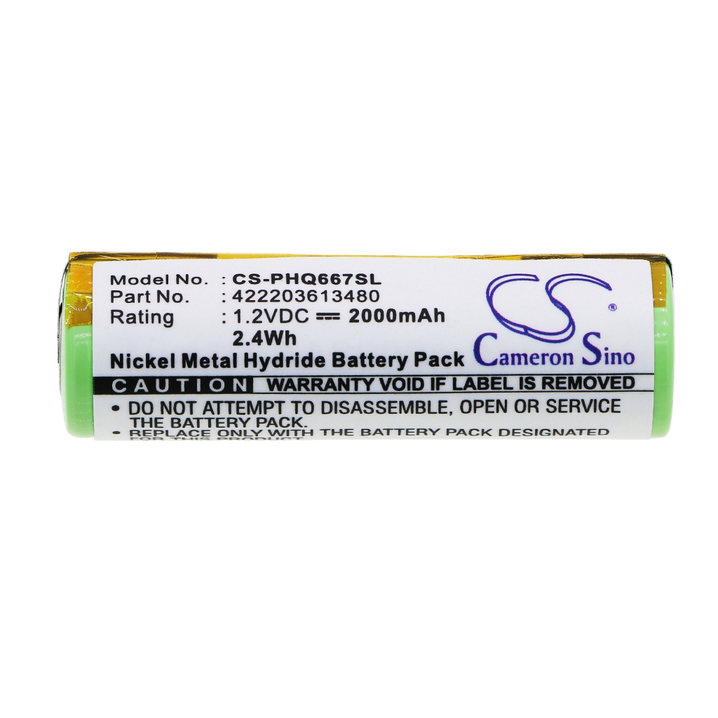 Medical Battery Philips Norelco 5625X (CS-PHQ667SL)