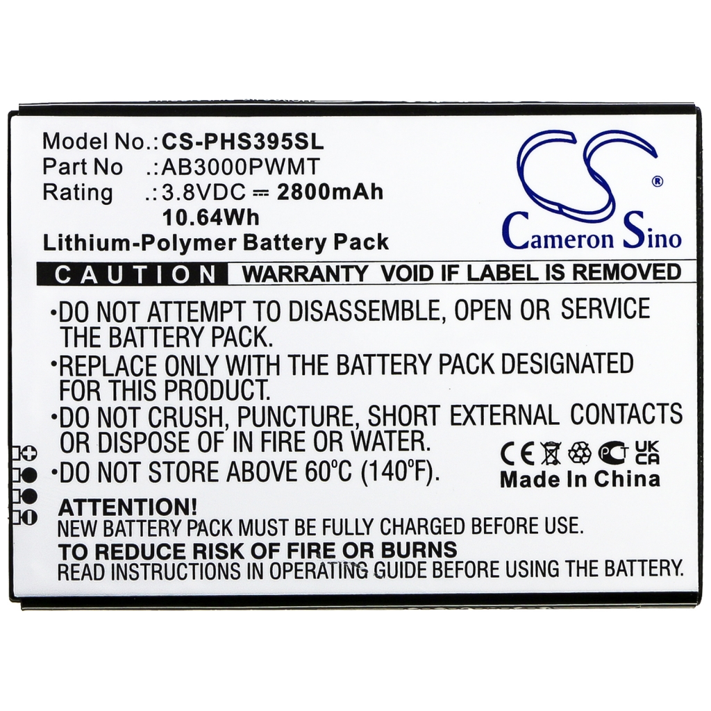 Mobile Phone Battery Philips CS-PHS395SL
