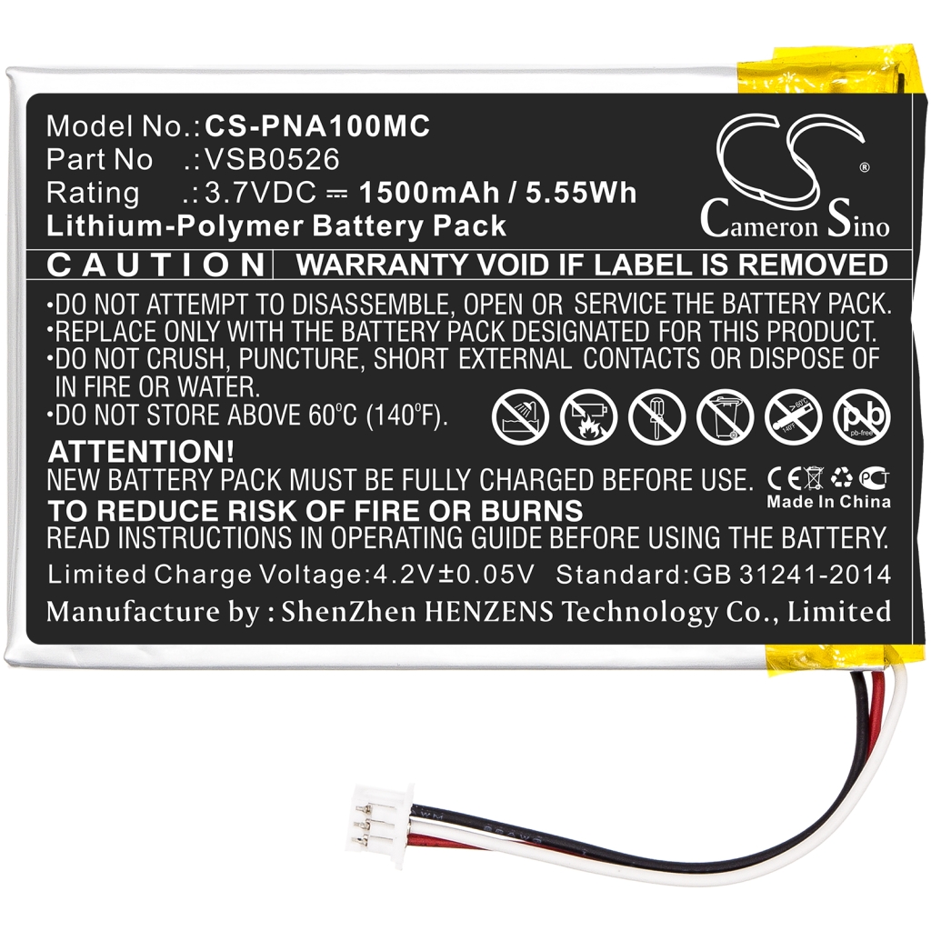 Camera Battery Panasonic CS-PNA100MC