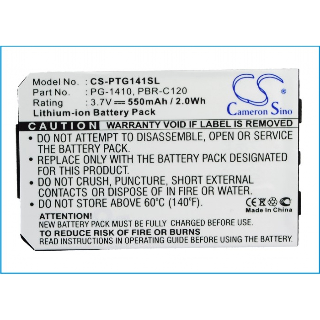Mobile Phone Battery Pantech CS-PTG141SL