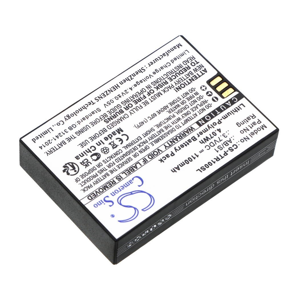 Batteries Wireless Headset Battery CS-PTR100SL