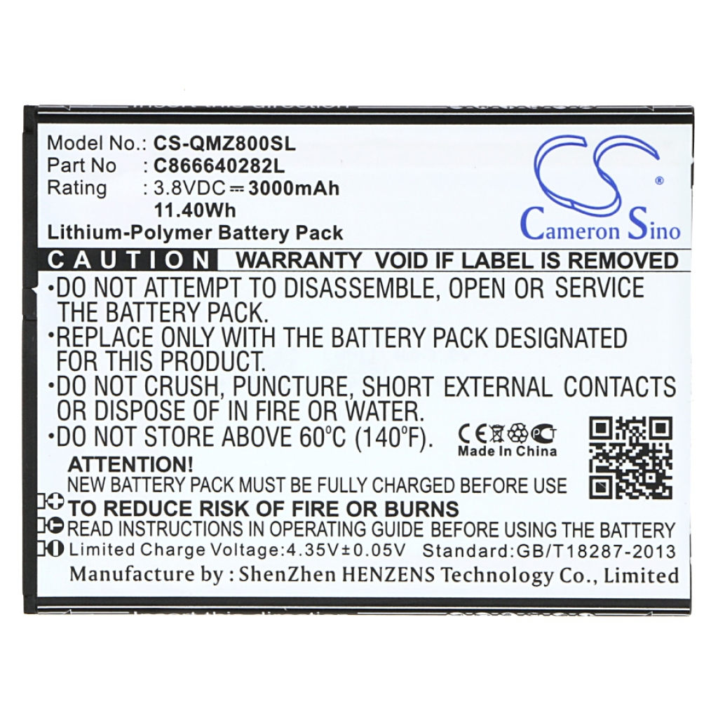 Battery Replaces C866639282L