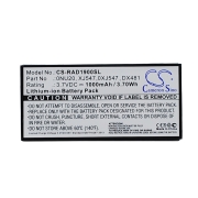 CS-RAD1900SL<br />Batteries for   replaces battery P9110