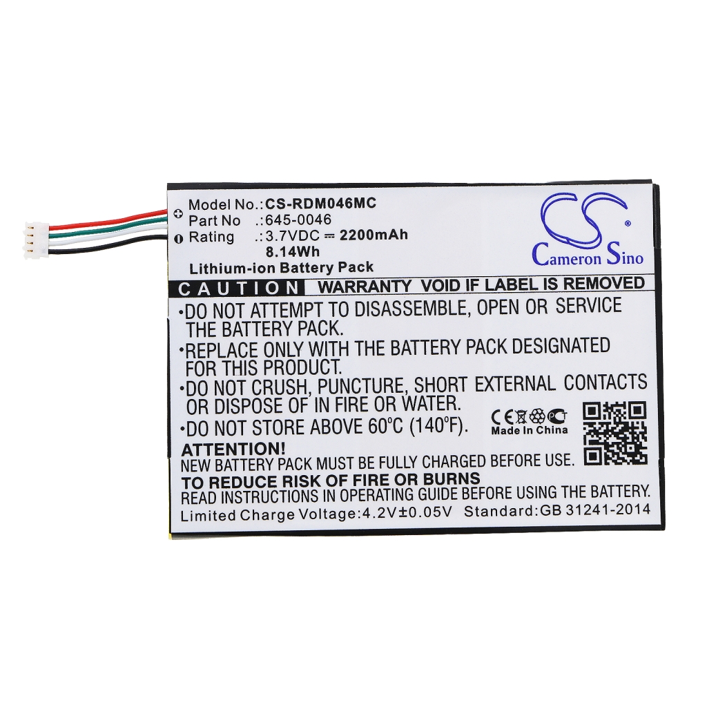 Battery Replaces 645-0046