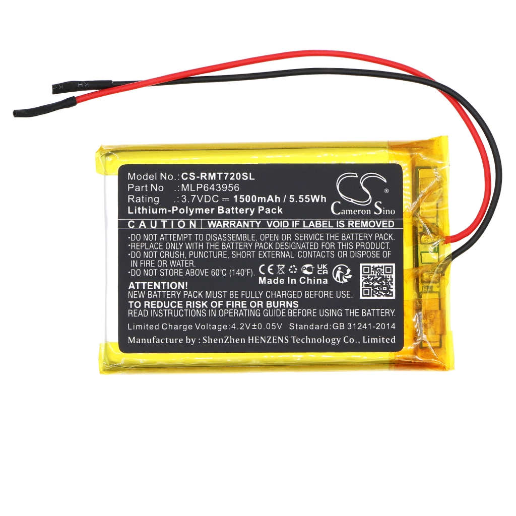 GPS, Navigator Battery Rand mcnally TND-720 (CS-RMT720SL)