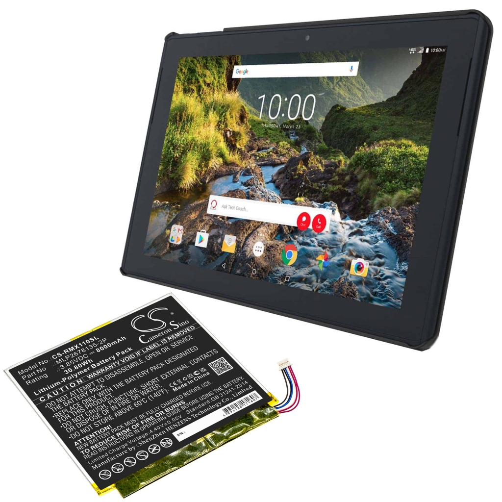 Tablet Battery Verizon Ellipsis 10 HD (CS-RMX110SL)