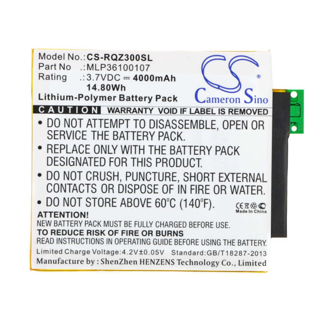 Tablet Battery Verizon QTAQZ3KID (CS-RQZ300SL)