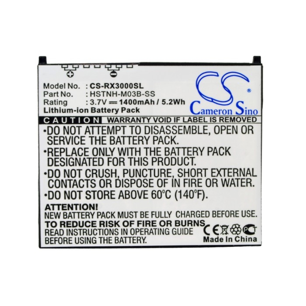 Tablet Battery HP iPAQ hx2400 (CS-RX3000SL)