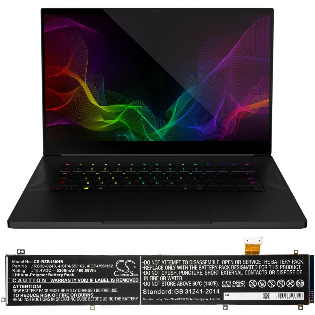 Notebook battery Razer Blade 15 GTX 1060 (CS-RZB150NB)