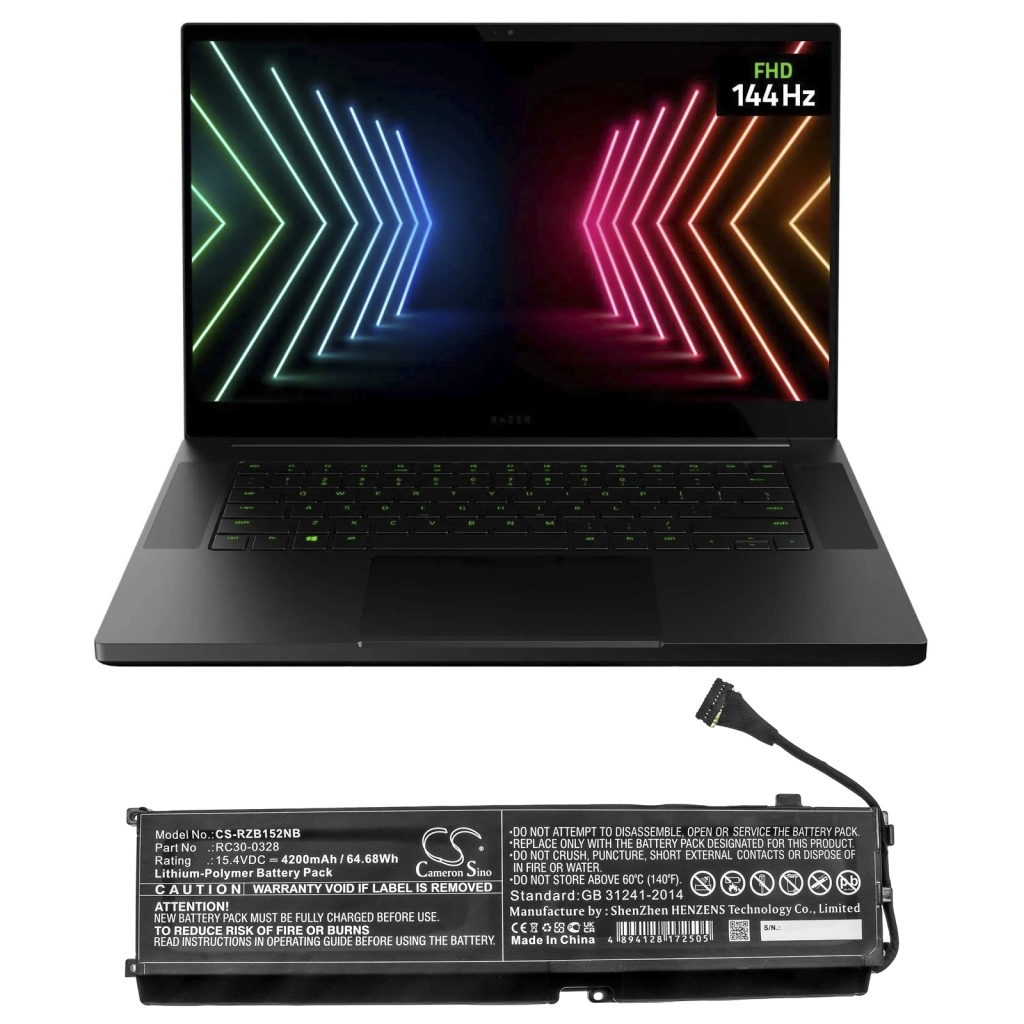 Laptop akkumulátorok Razer CS-RZB152NB