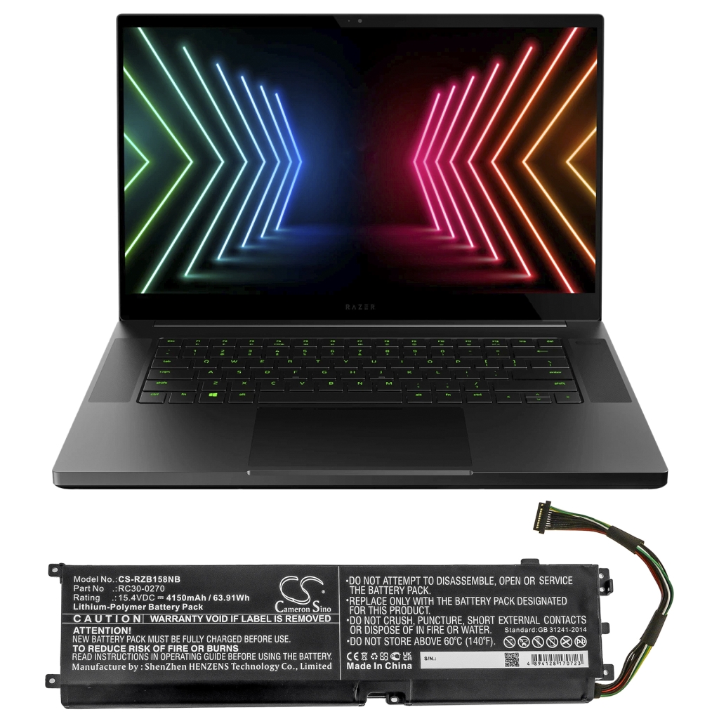 Laptop akkumulátorok Razer CS-RZB158NB