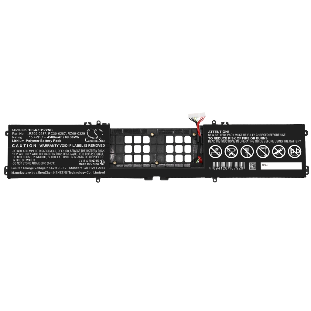 Notebook battery Razer RZ09-0406CE63-R3B1 (CS-RZB172NB)