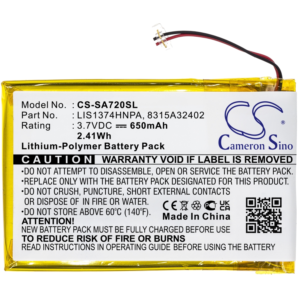 MP3, MP4, PMP Battery Sony NWZ-S738 (CS-SA720SL)