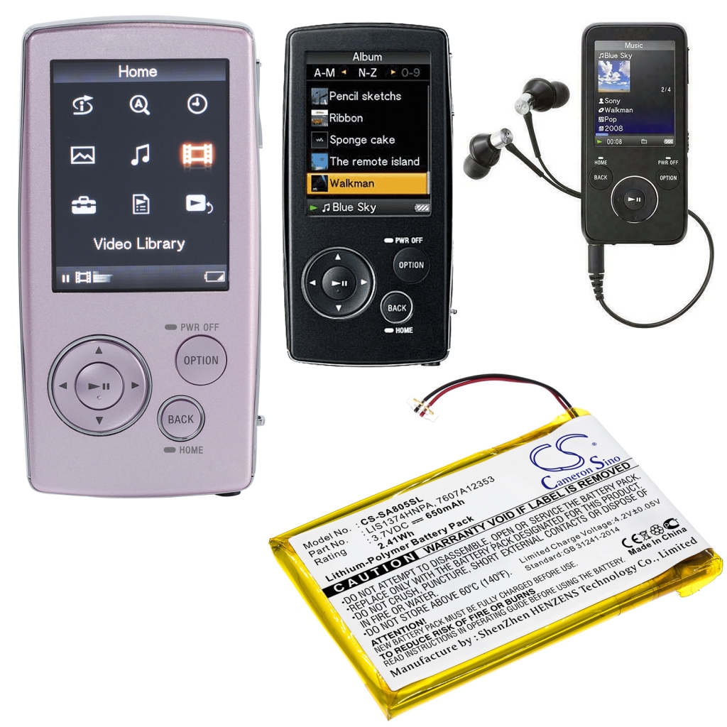 Elemek MP3-lejátszókhoz Sony CS-SA805SL