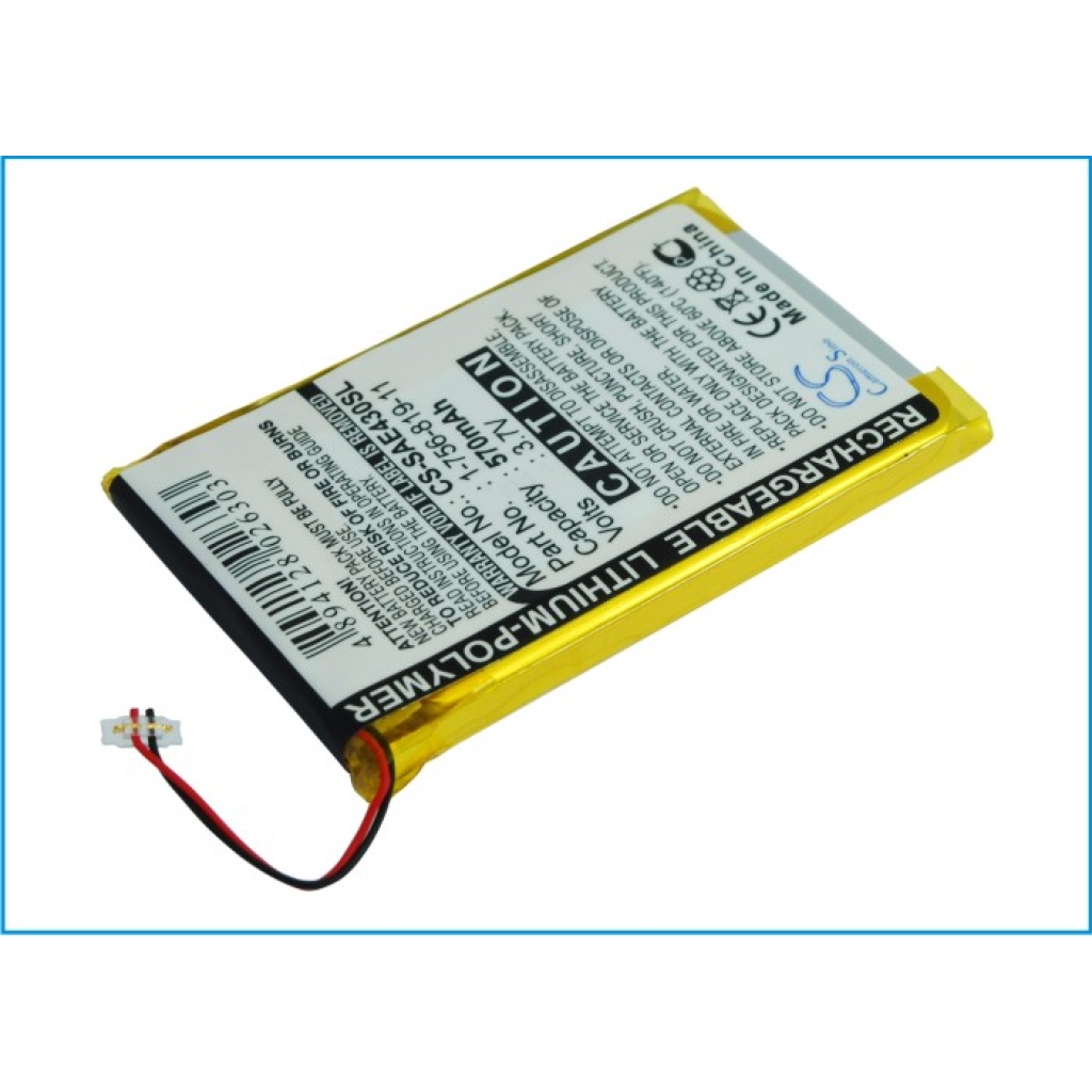 MP3, MP4, PMP Battery Sony CS-SAE430SL