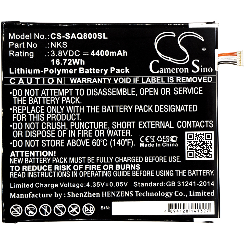 Tablet Battery Sprint CS-SAQ800SL