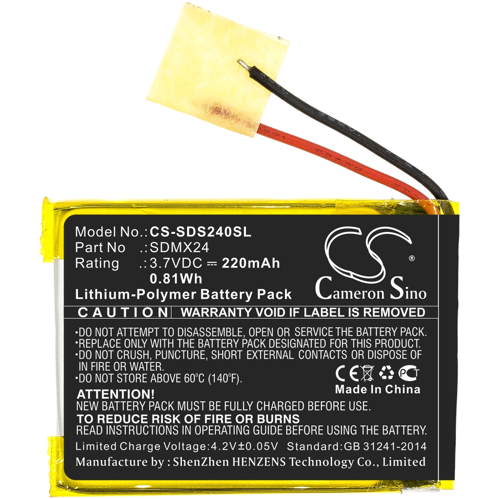 MP3, MP4, PMP Battery SanDisk CS-SDS240SL