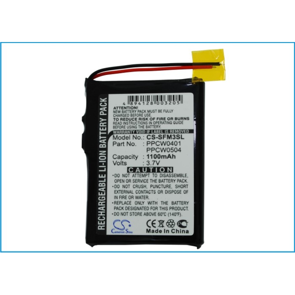 MP3, MP4, PMP Battery Cowon X5 (CS-SFM3SL)