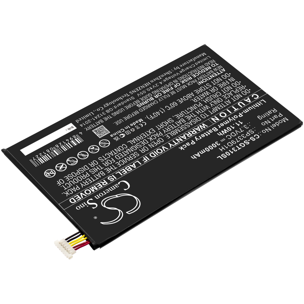 Tablet Battery Samsung SM-T311 Galaxy Tab 3 8.0 3G (CS-SGT310SL)