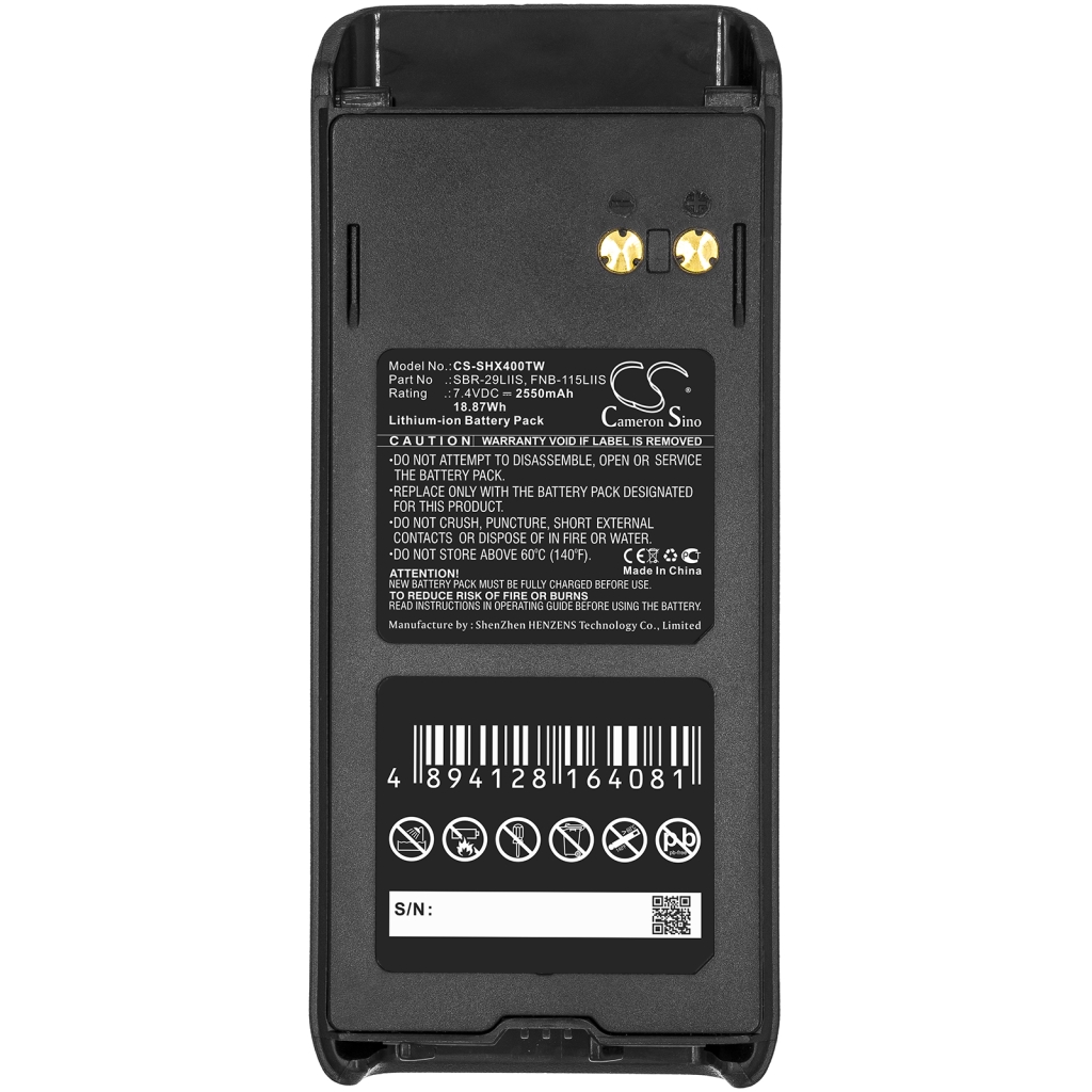 Two-Way Radio Battery Standard Horizon CS-SHX400TW