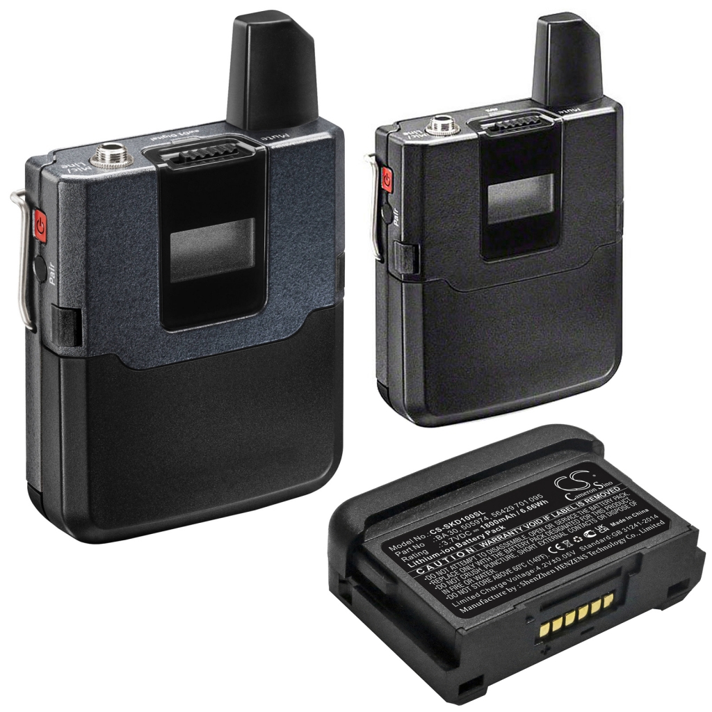 Speaker Battery Sennheiser AVX SK Bodypack transmitters (CS-SKD100SL)