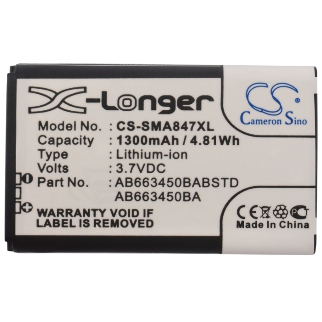 Mobile Phone Battery Samsung CS-SMA847XL