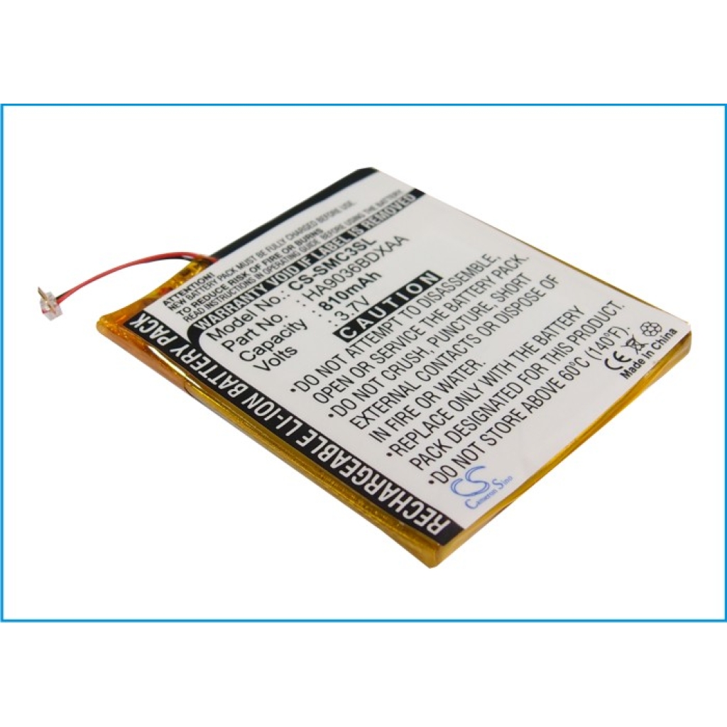 MP3, MP4, PMP Battery Samsung CS-SMC3SL