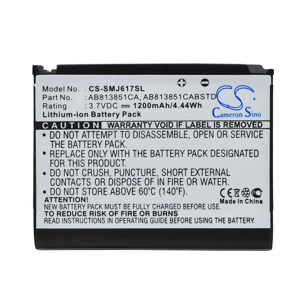 Mobile Phone Battery Samsung CS-SMJ617SL