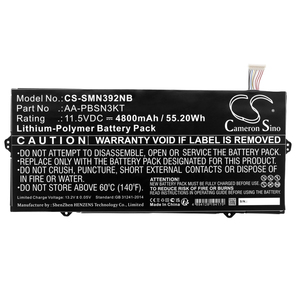 Notebook battery Samsung NP730XBE-K01HK (CS-SMN392NB)