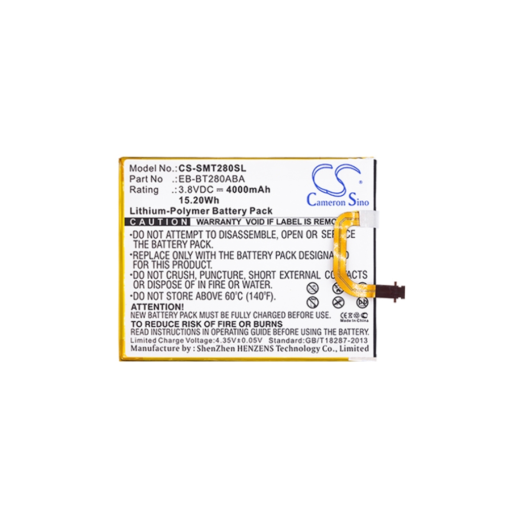 Tablet Battery Samsung CS-SMT280SL