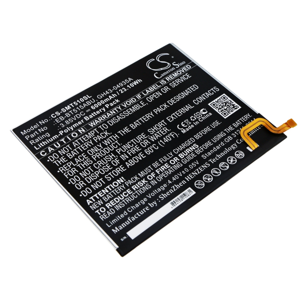 Tablet Battery Samsung Galaxy Tab A 10.1 2019 (CS-SMT510SL)