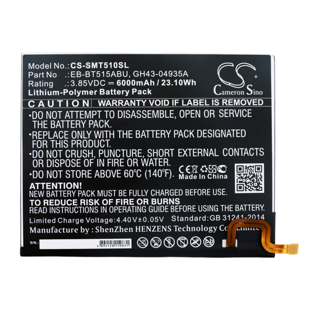 Tablet Battery Samsung Galaxy Tab A 2019 (CS-SMT510SL)