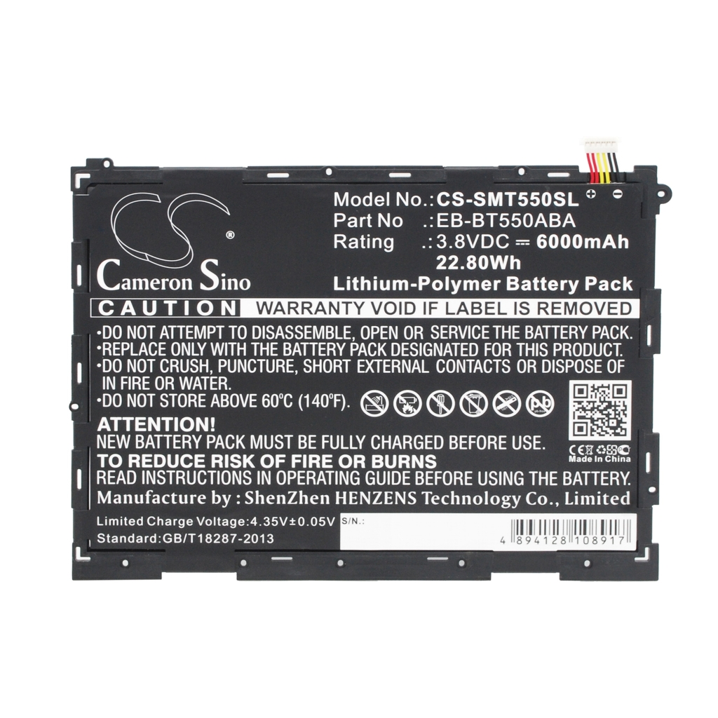 Tablet Battery Samsung SM-P555 (CS-SMT550SL)