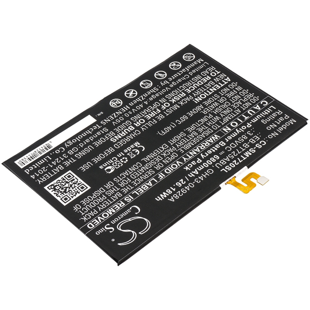 Tablet Battery Samsung SM-T865 (CS-SMT720SL)