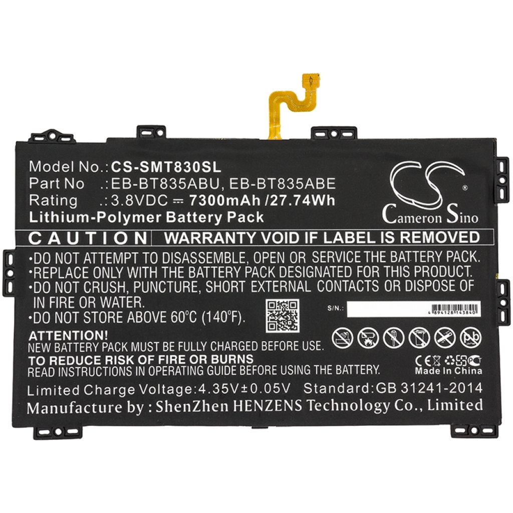 Tablet Battery Samsung SM-T835 (CS-SMT830SL)