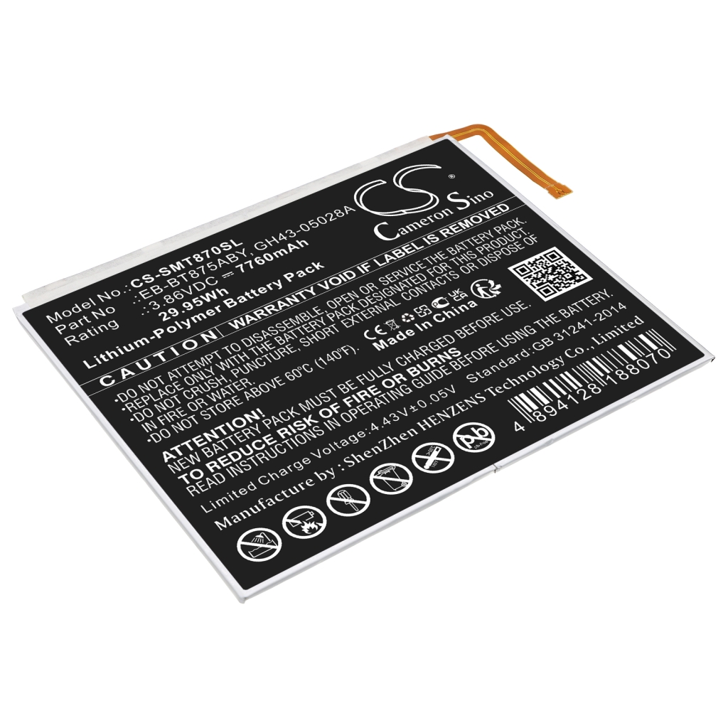 Tablet Battery Samsung CS-SMT870SL