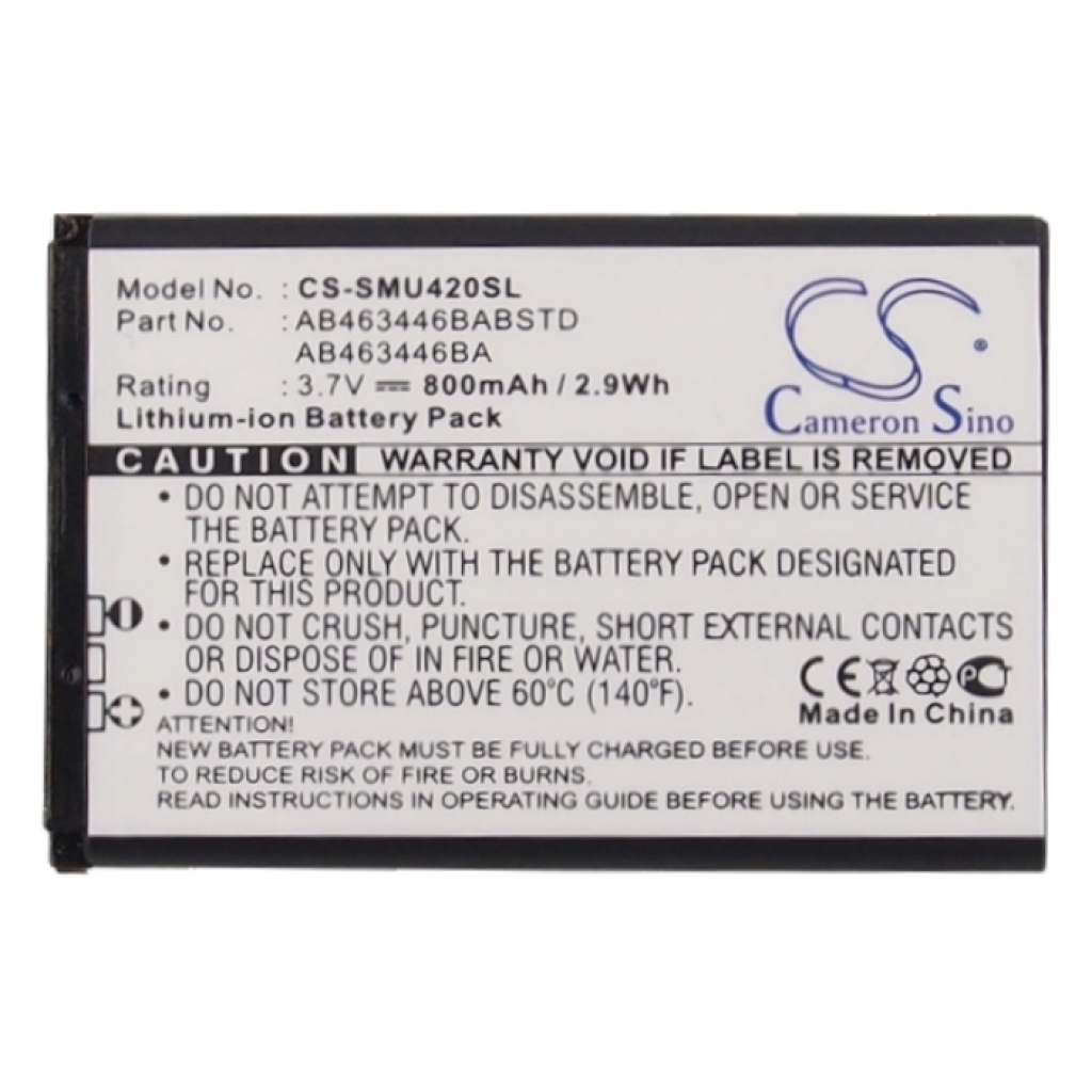 Battery Replaces AB553446BA