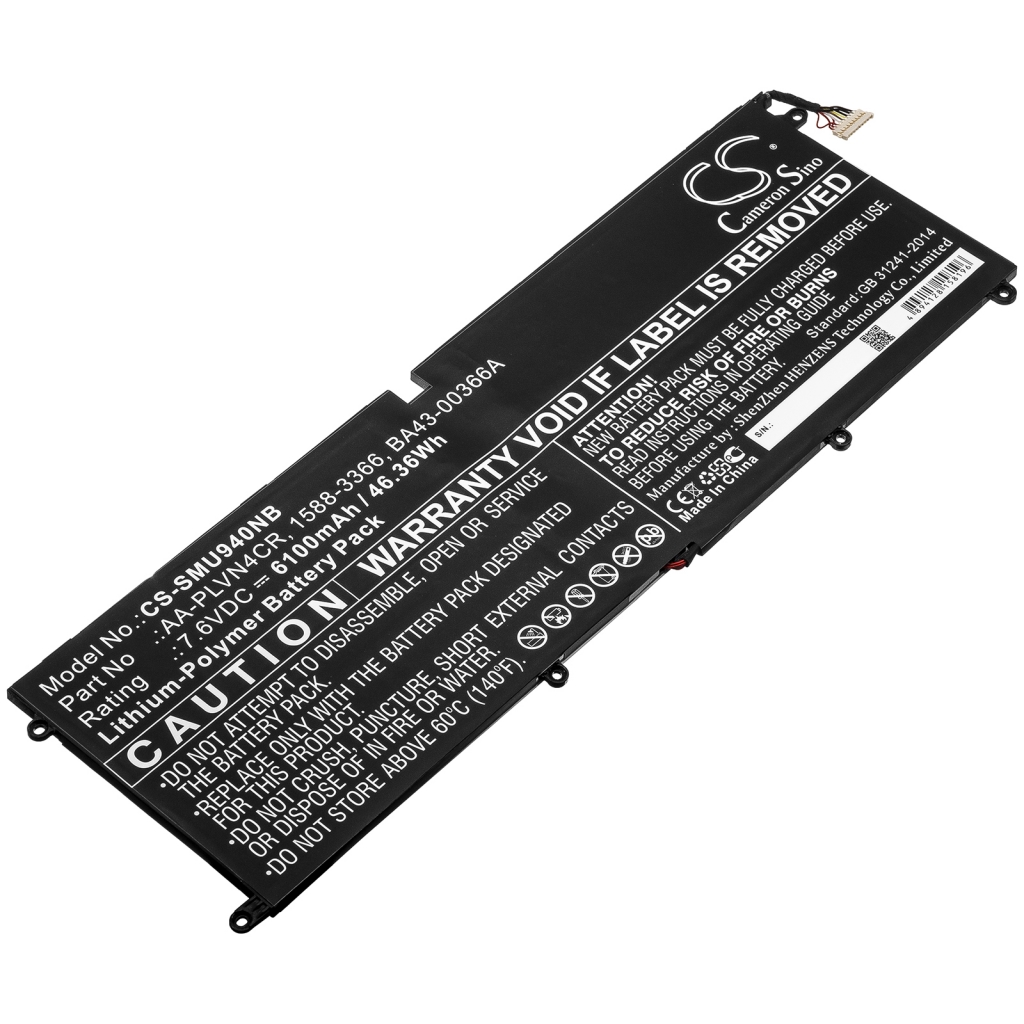 Laptop akkumulátorok Samsung CS-SMU940NB
