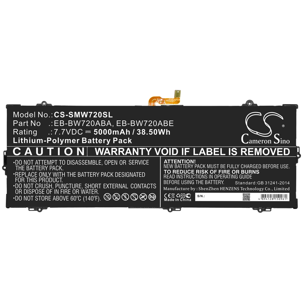 Tablet Battery Samsung SM-W728 (CS-SMW720SL)