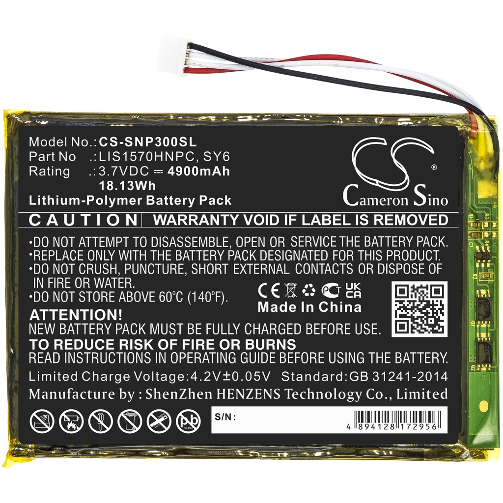 Amplifier Battery Sony CS-SNP300SL