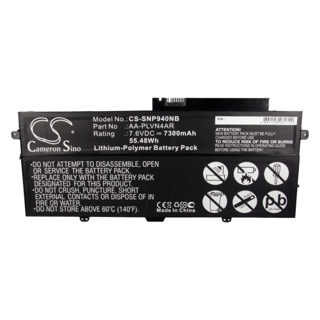 Notebook battery Samsung CS-SNP940NB