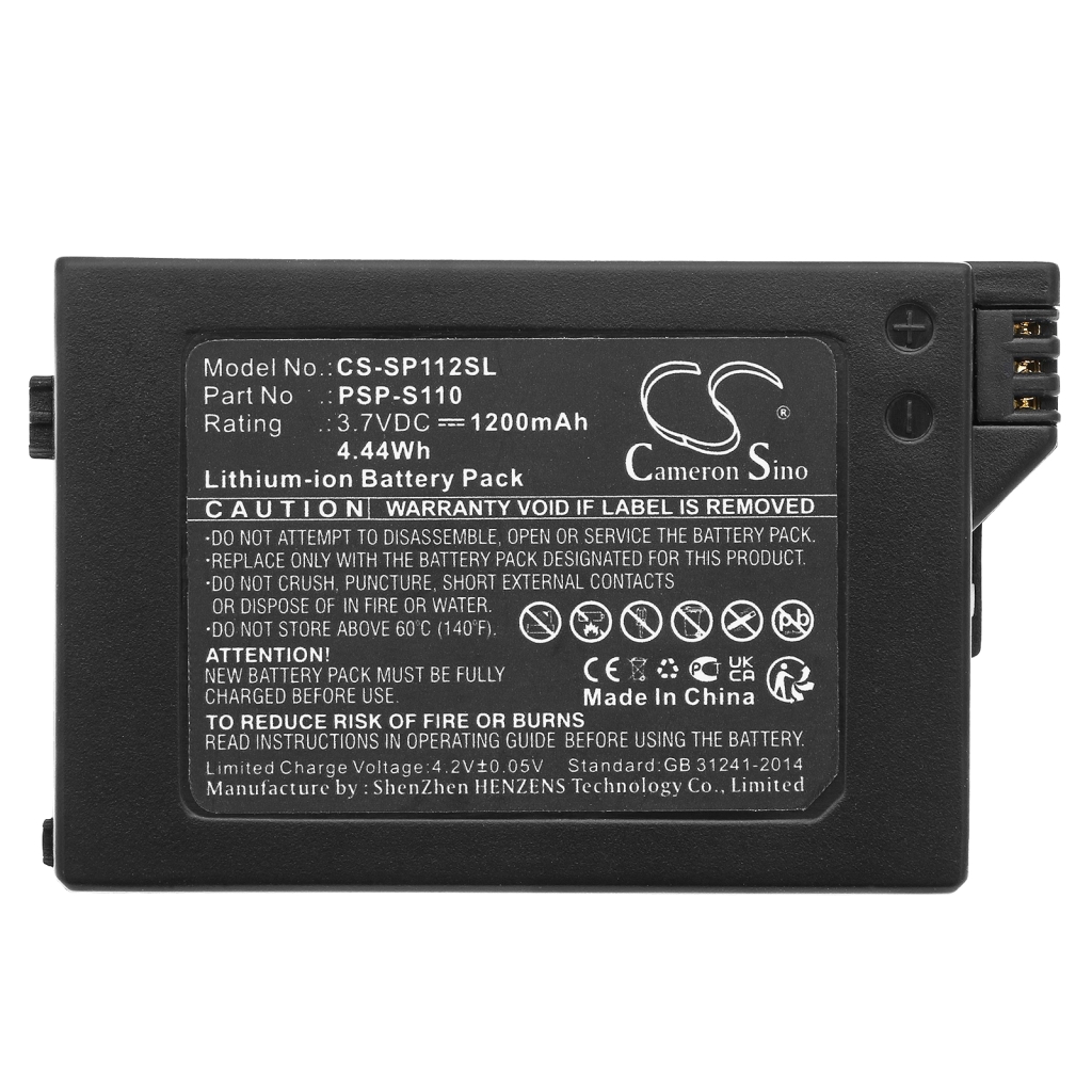 Game, PSP, NDS Battery Sony CS-SP112SL