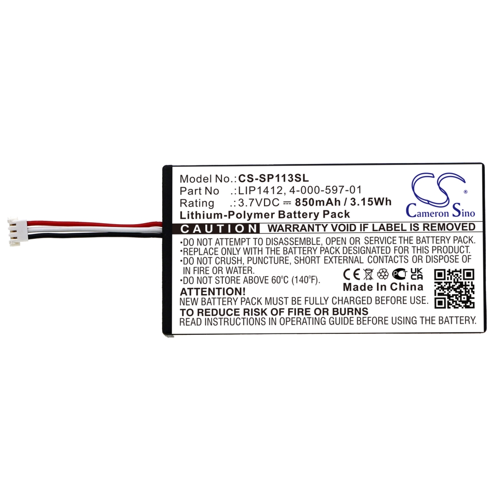 Game, PSP, NDS Battery Sony CS-SP113SL